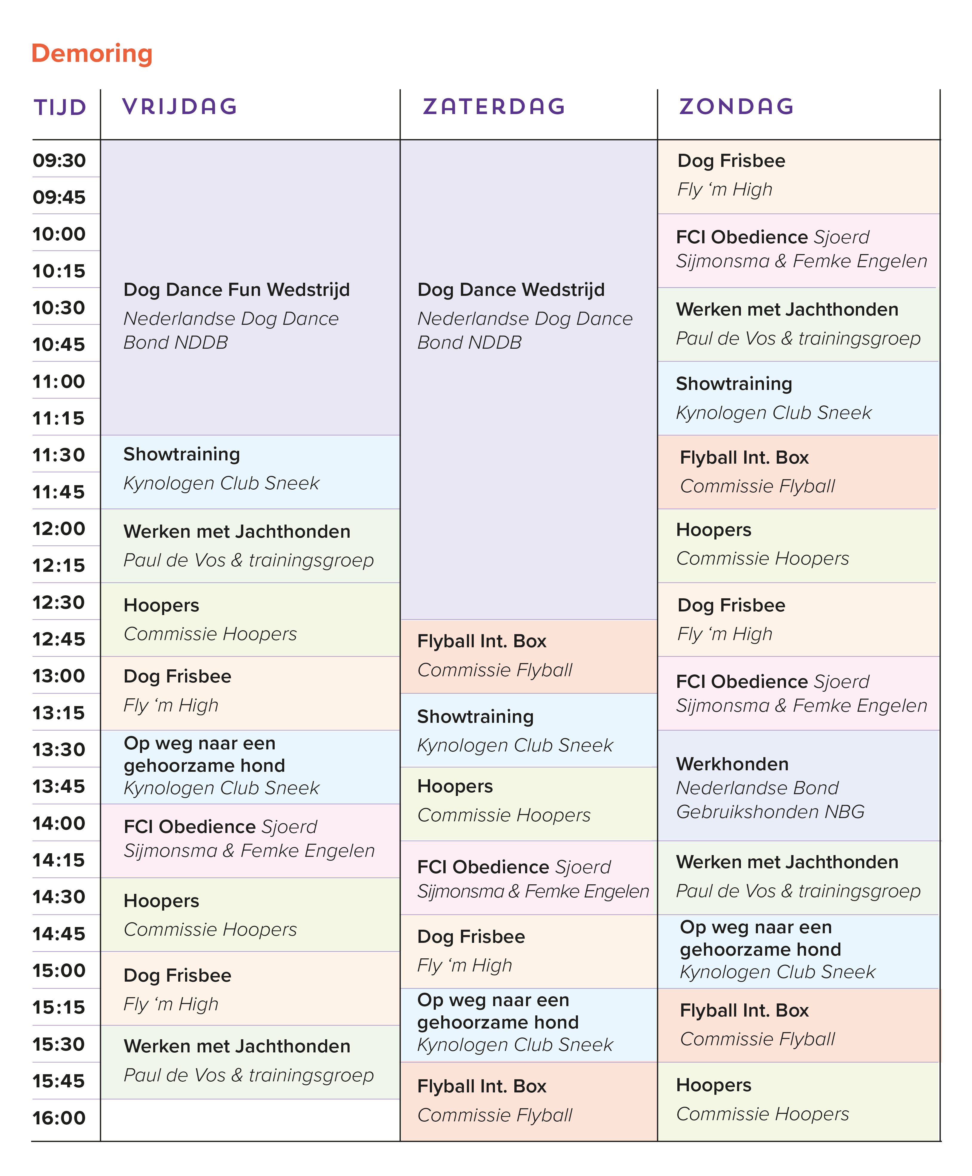 demoring programma hond2023